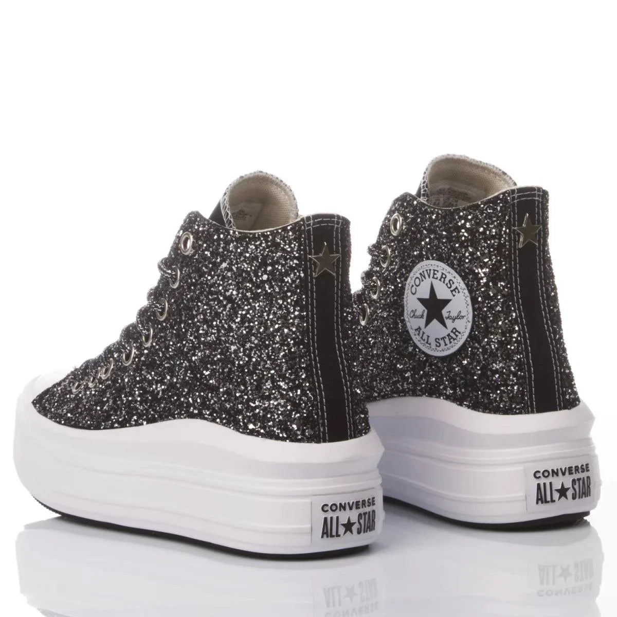 Converse Move Glitter Black - Barrile donna