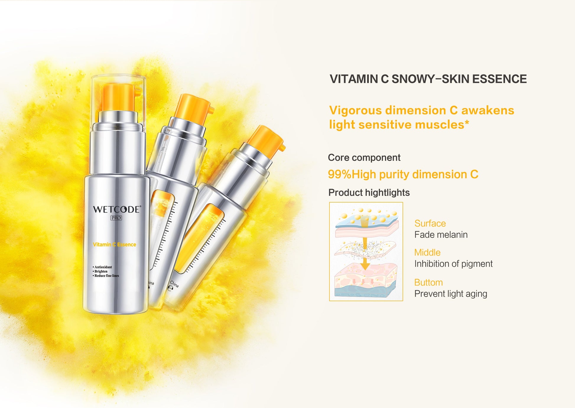 WETCODE - Pro Vitamin C Essence 30ml - Barrile donna