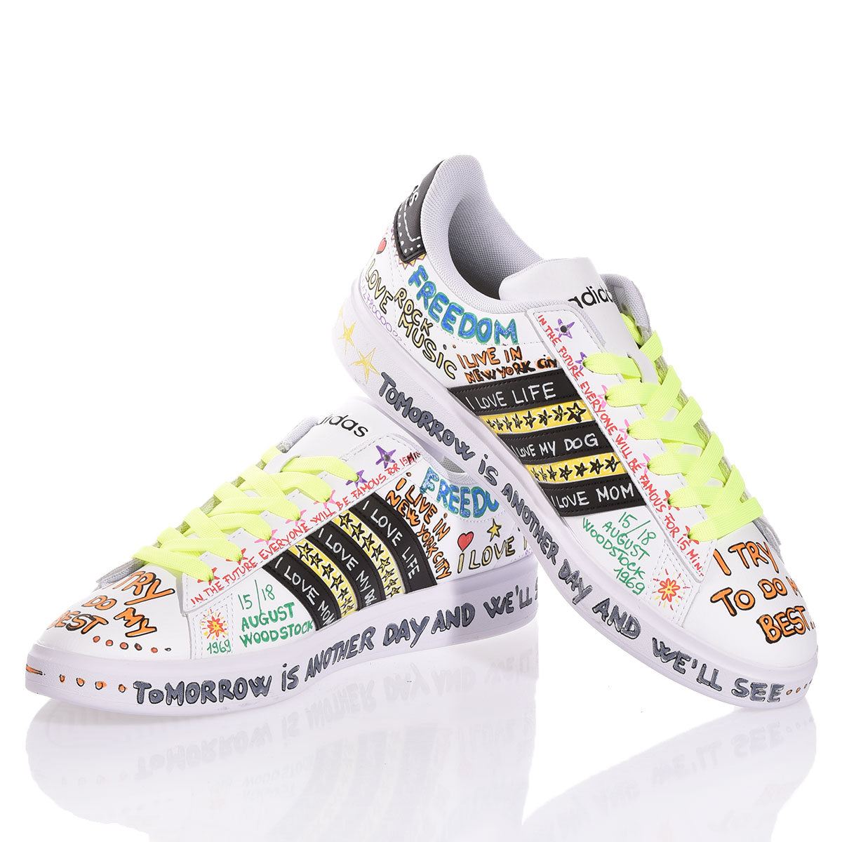 Adidas White Board - Barrile donna