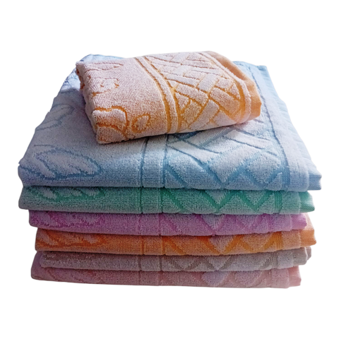 Set 6+6 Asciugamani Jacquard in Cotone Egiziano – Fiori o Cashmere - Barrile donna