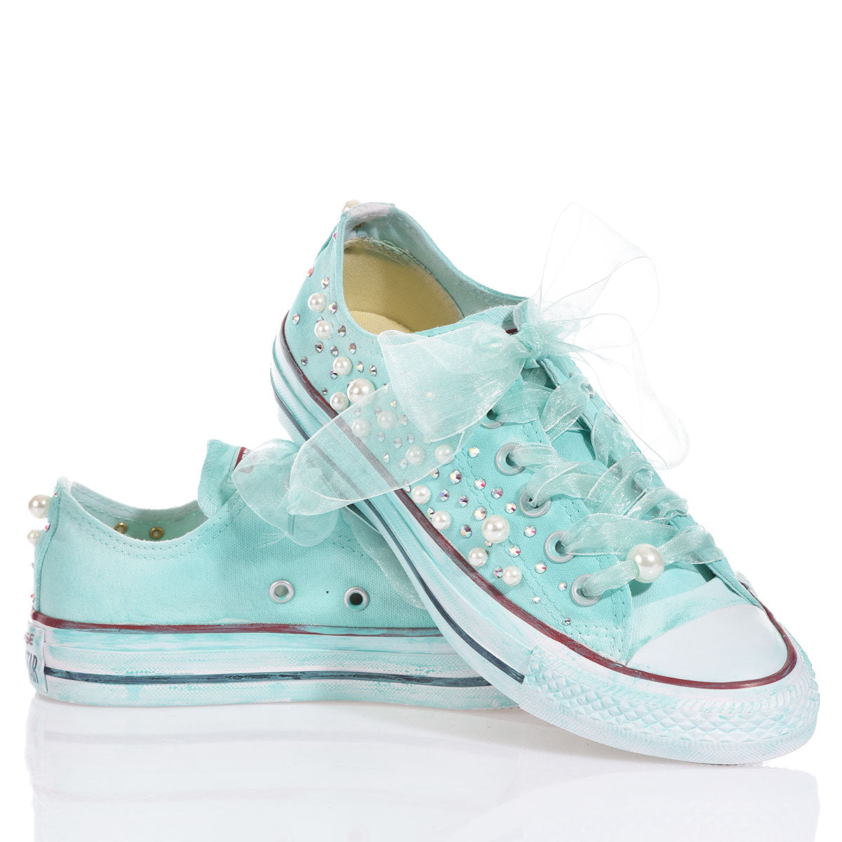 Converse Pearls Tiffany Ox - Barrile donna