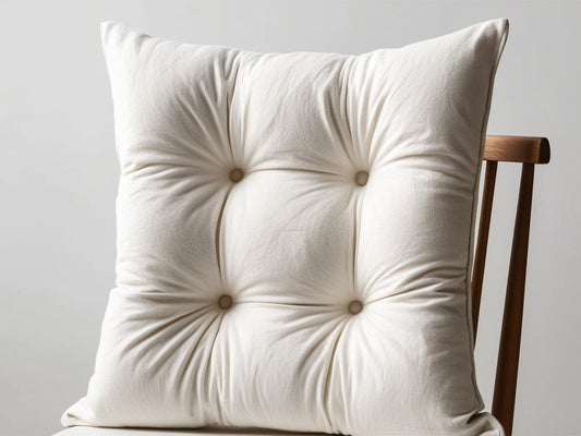 Coprisedia imbottito in cotone tinta unita – Modello Morbidone 42x42 cm | Linea Zalea - Barrile donna