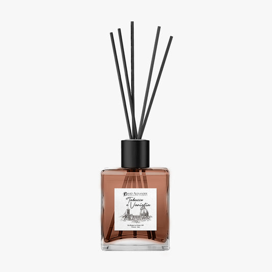 David Alexander Professional Cosmetics   Profumatore per Ambiente Tabacco e Vaniglia – Caldo, Avvolgente, Elegante