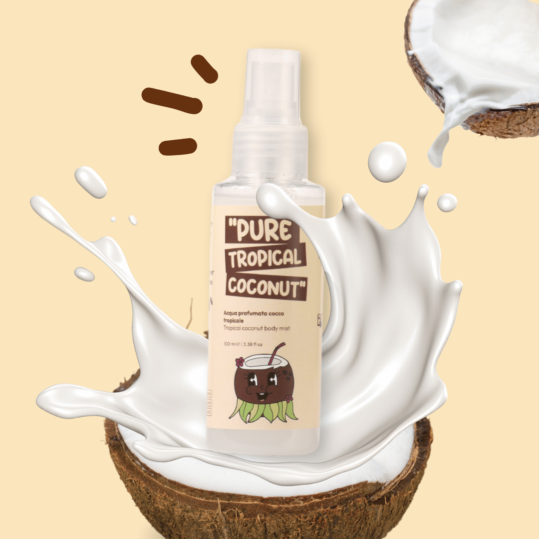 Acqua profumata cocco tropicale
