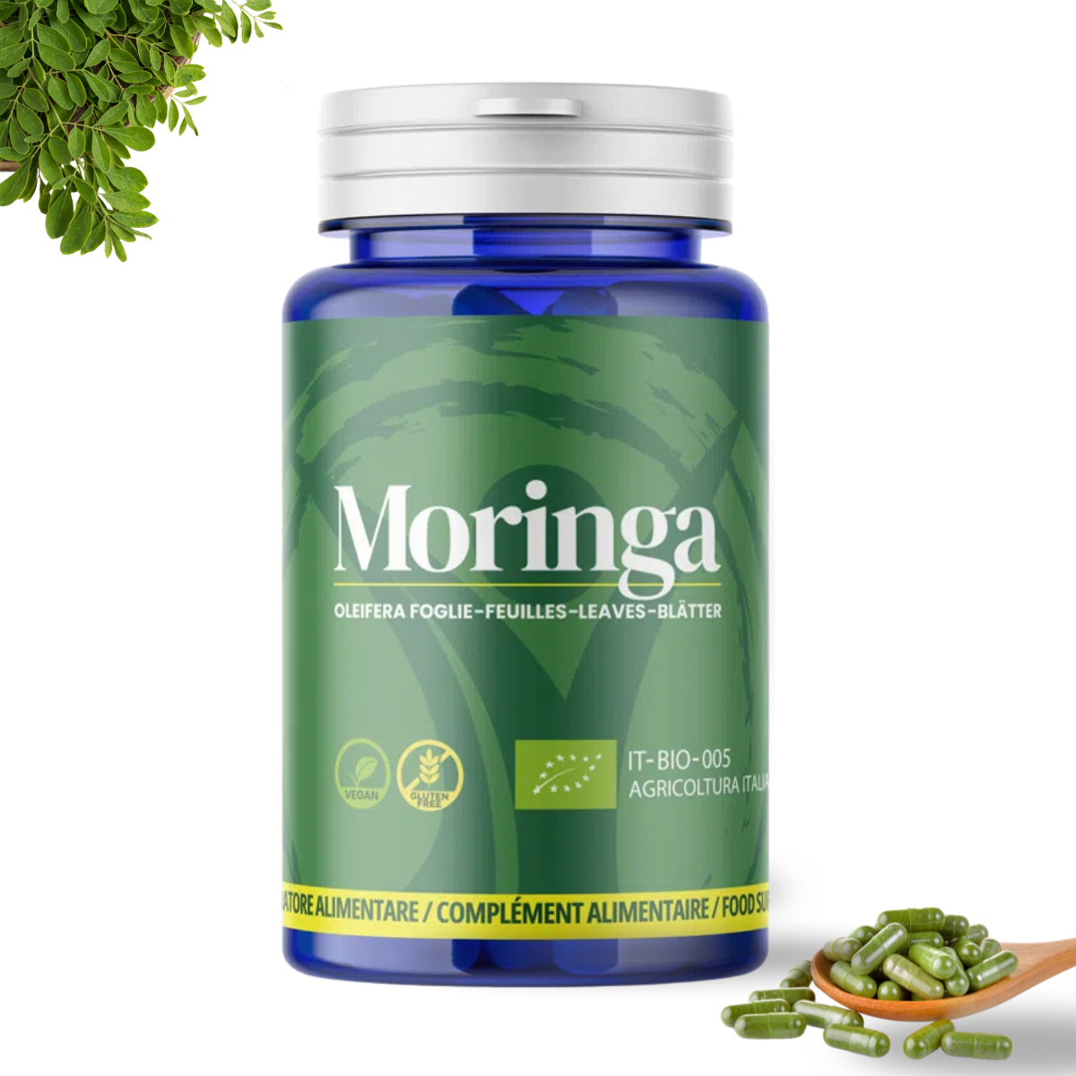 Moringa Oleifera Bio in Capsule | 50 Capsule - Barrile donna