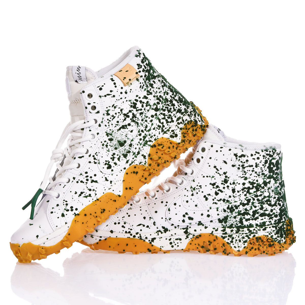 Nike Hi Vibram Green Flock - Barrile donna