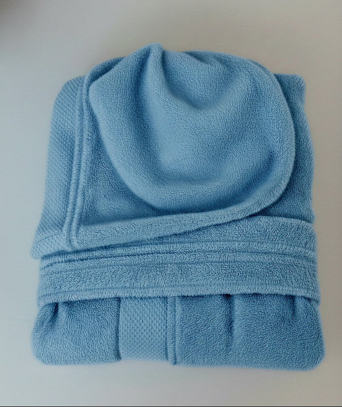 Accappatoio Spugna Cotone 500g Cappuccio Made in Italy Koet Uomo Donna Hotel Spa - Barrile donna