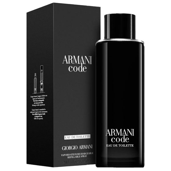 ARMANI CODE UOMO EAU DETOILETTE RICARICABILE 200 ML - Barrile donna