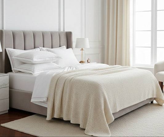 Completo letto Luxury in puro cotone con burdon - Barrile donna