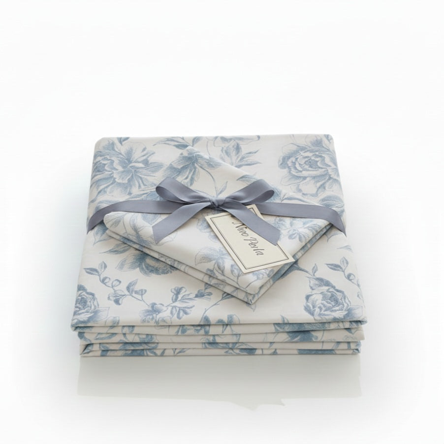 Completo Letto Matrimoniale Parigi Stampa Floreale - Barrile donna