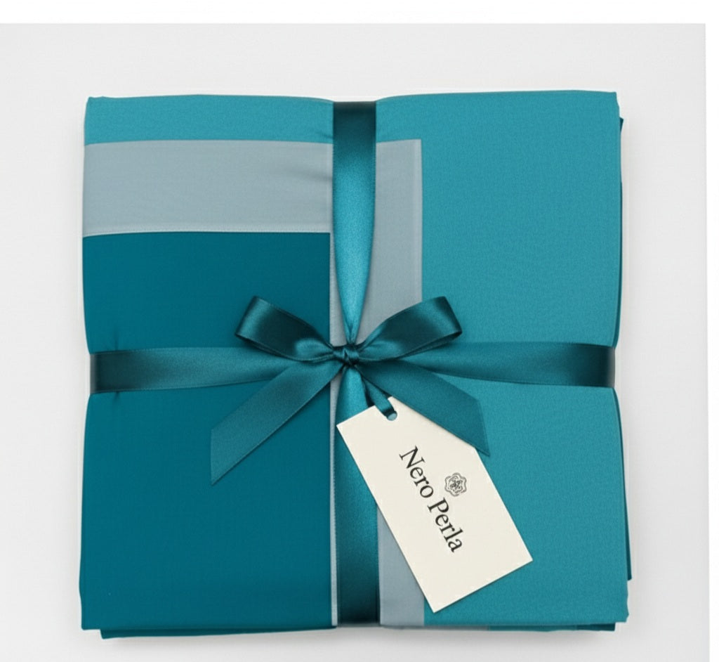 Completo Letto Matrimoniale Marilyn Percalle con balza | Made in Italy - Barrile donna