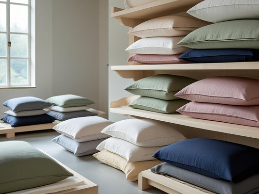 Coppia Federe Cuscino Letto Cotone Percalle 80 Fili ARIA - Barrile donna