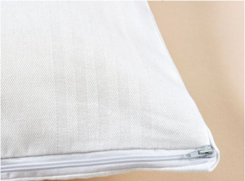 Federa Copriguanciale Jacquard “Custode” con Zip – 50x80 cm - Barrile donna