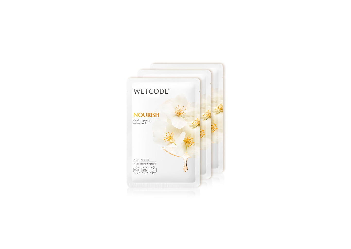 WETCODE - Camellia Hydrating Moisture Mask *10pz - Barrile donna