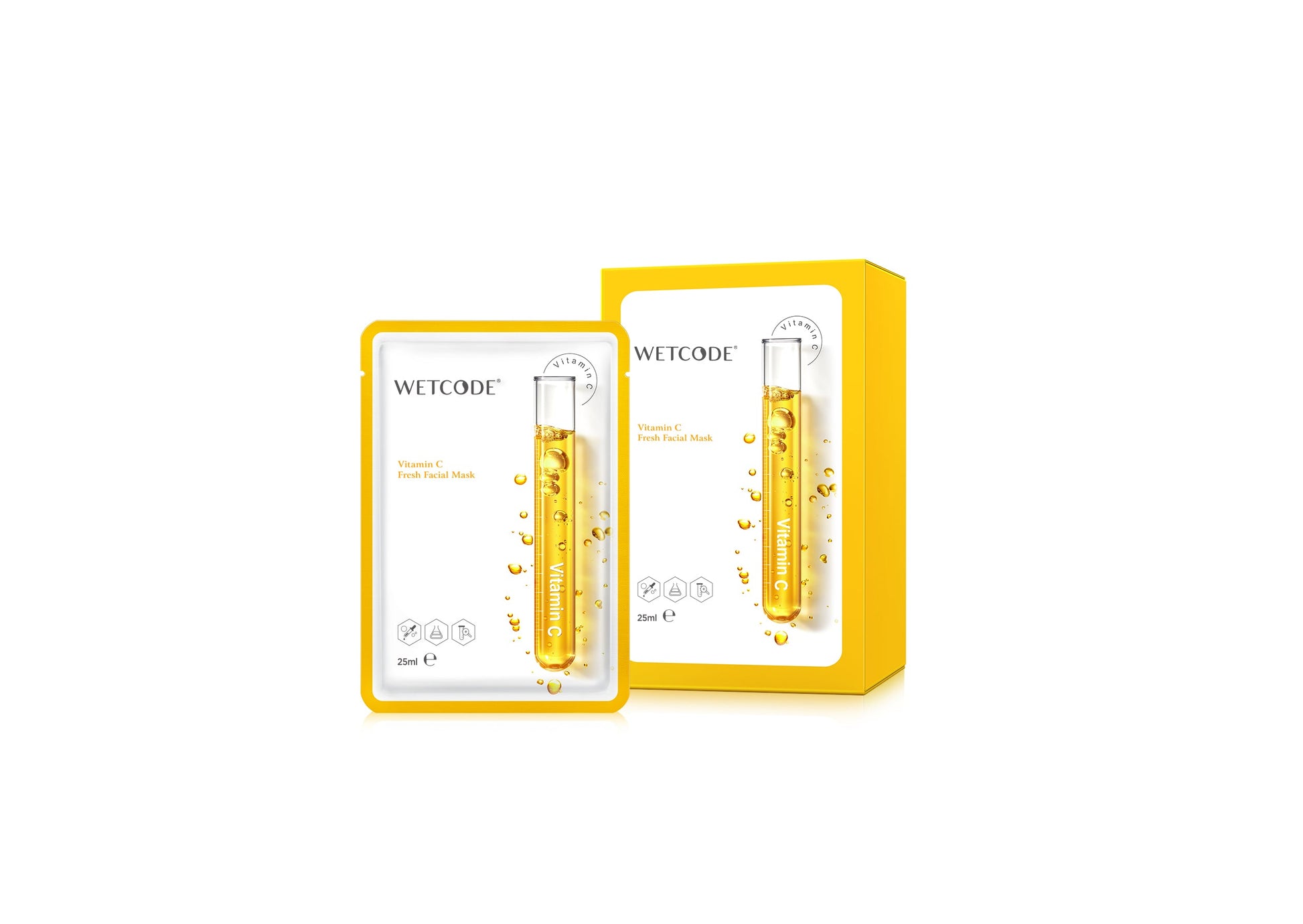 WETCODE - Vitamin C Fresh Facial Mask *5pz - Barrile donna