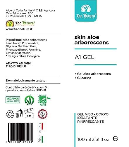 Gel Aloe Arborescens Bio Viso e Corpo 100ml | A1 Gel - Barrile donna