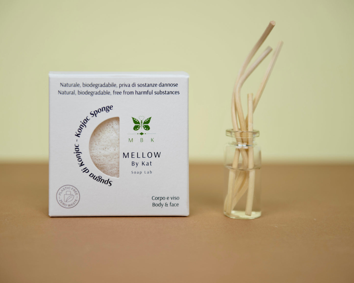 Spugna di Konjac Viso e Corpo