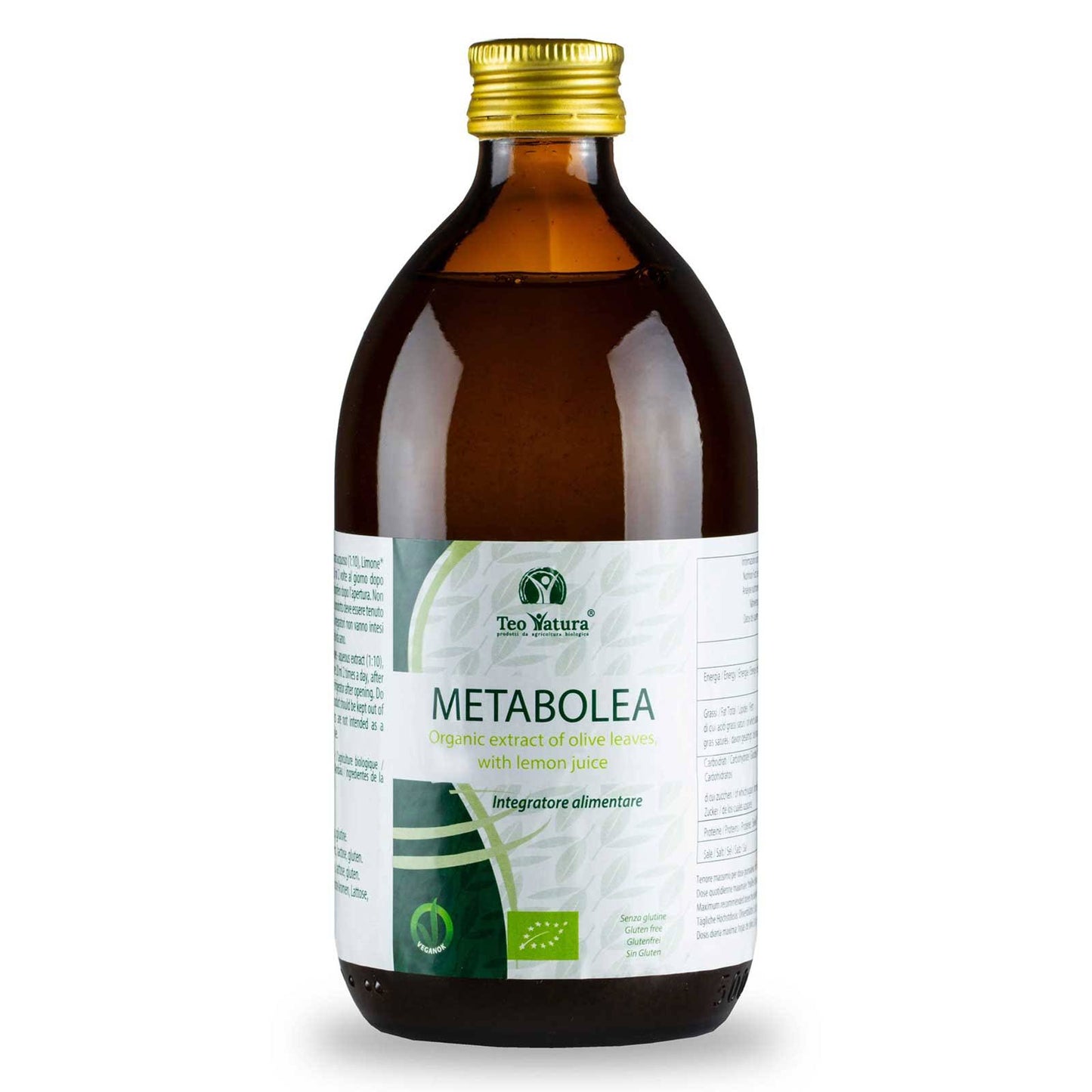 Succo di foglie di Olivo Biologico 500ml - METABOLEA - Barrile donna