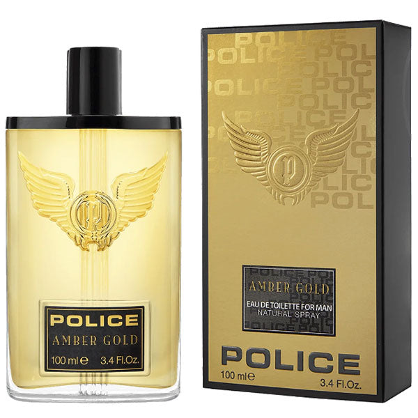 POLICE AMBER GOLD FOR MAN EAU DE TOILETTE 100 ML - Barrile donna