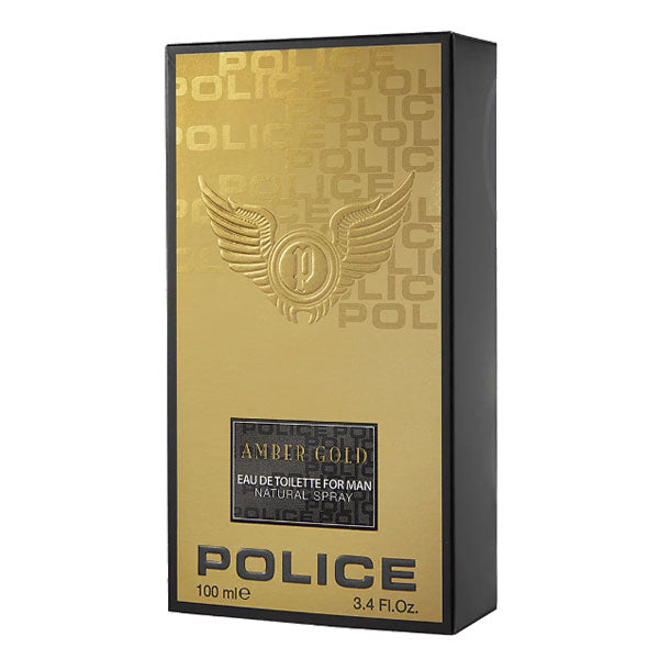 POLICE AMBER GOLD FOR MAN EAU DE TOILETTE 100 ML - Barrile donna