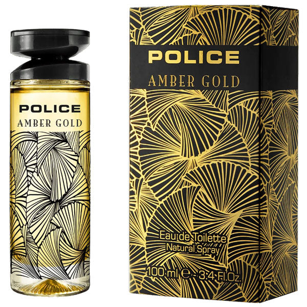 POLICE AMBER GOLD FOR WOMAN EAU DE TOILETTE 100 ML - Barrile donna
